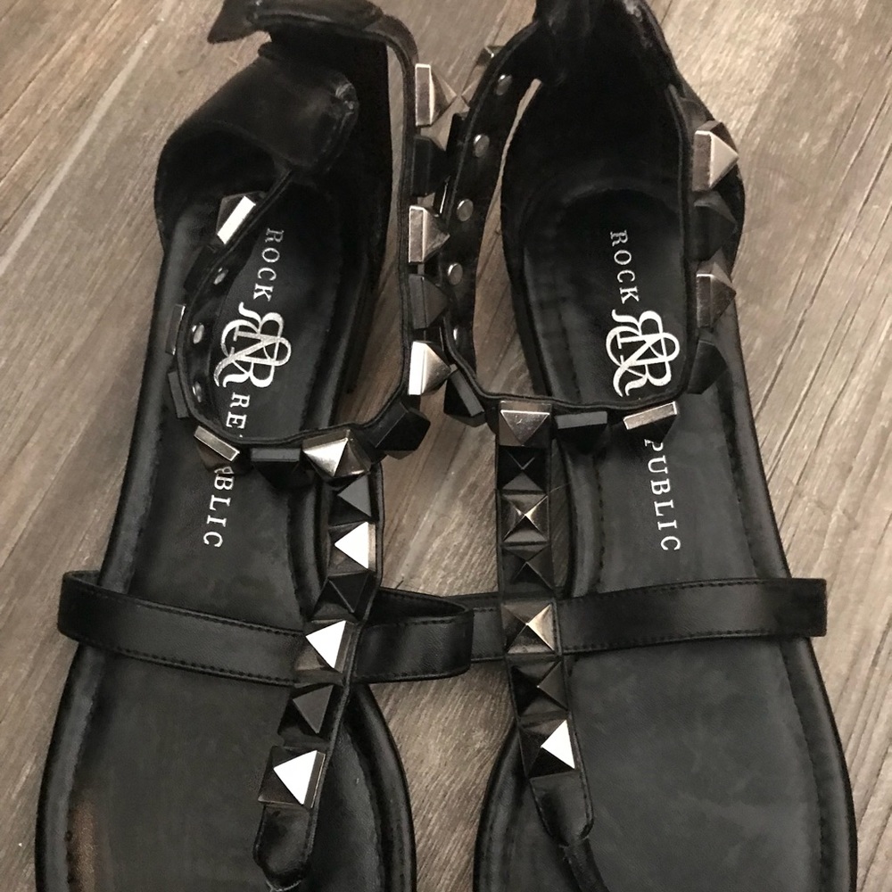 Brand new studded sandals